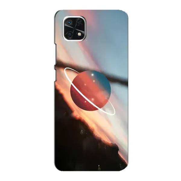 Чехол с рисунком «Сатурн» для Samsung Galaxy A22 5G Чехол с рисунком «Сатурн» для Samsung Galaxy A22 5G