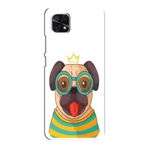 Бампер для Samsung Galaxy A22 5G з картинкою "Песики" (Собака Король)