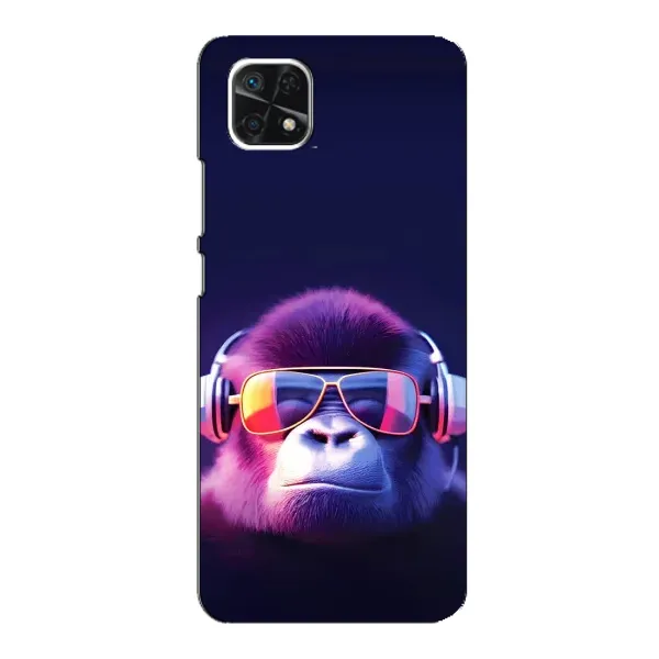 Чехол с рисунком «Стильная обезьяна» для Samsung Galaxy A22 5G Чехол с рисунком «Стильная обезьяна» для Samsung Galaxy A22 5G