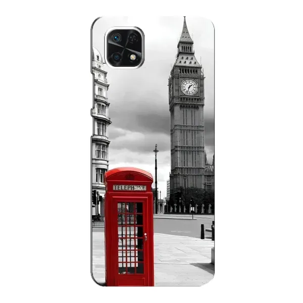 Чехол с рисунком «TELEPHONE» для Samsung Galaxy A22 5G Чехол с рисунком «TELEPHONE» для Samsung Galaxy A22 5G