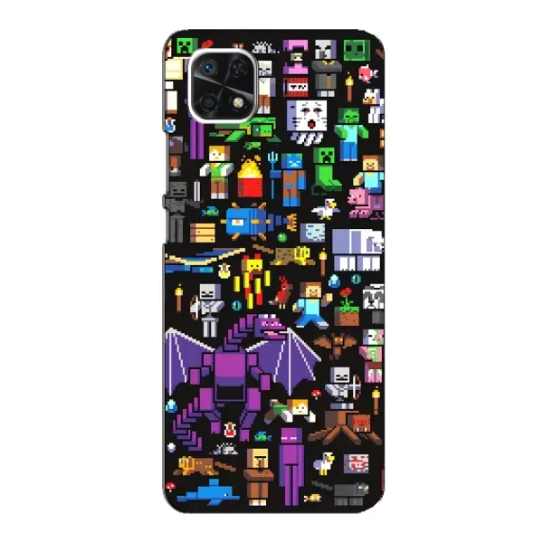 Чехол с рисунком «Все персонажи» для Samsung Galaxy A22 5G