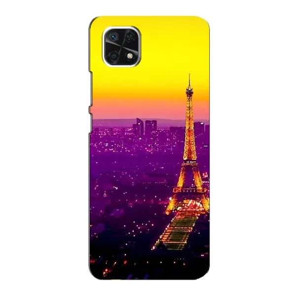 Чехол с рисунком «Яркая башня» для Samsung Galaxy A22 5G Чехол с рисунком «Яркая башня» для Samsung Galaxy A22 5G