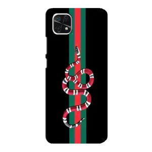 Чехлы Бренд GUCCI для Samsung Galaxy A22 5G (Змей Гуччи)