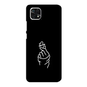 Чехлы (Знак сердечка) на Samsung Galaxy A22 5G (Знак Сердечка)