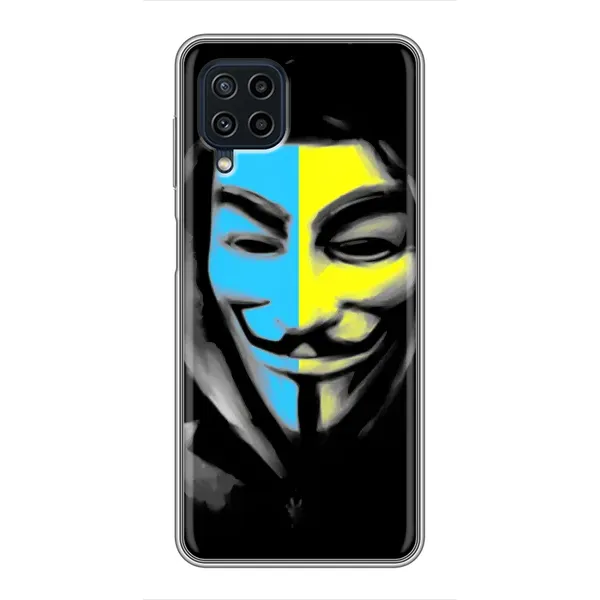 Чехол с рисунком «Анонимус патриот» для Samsung Galaxy A22 Чехол с рисунком «Анонимус патриот» для Samsung Galaxy A22