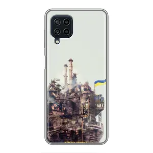 Чехлы на военную тематику для Samsung Galaxy A22 (Азовсталь)