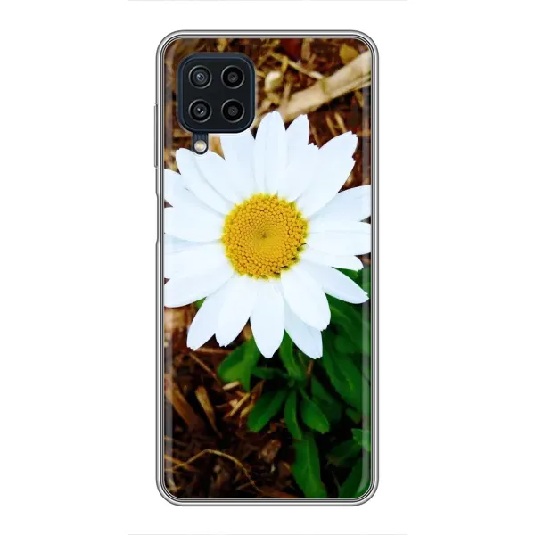 Чехол с рисунком «Белая ромашка» для Samsung Galaxy A22