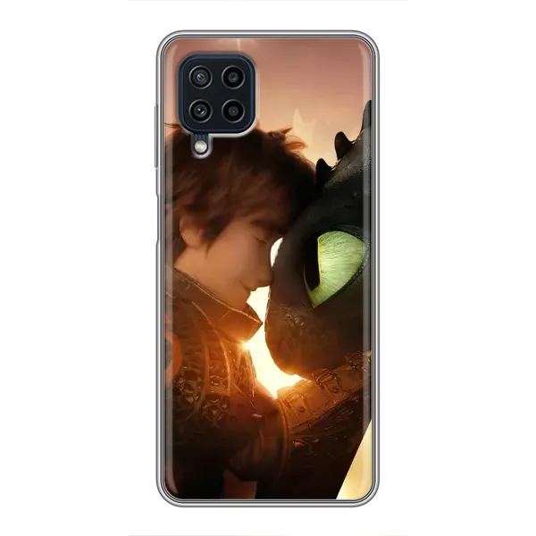Чехол с рисунком «Беззубик и Иккинг» для Samsung Galaxy A22 Чехол с рисунком «Беззубик и Иккинг» для Samsung Galaxy A22