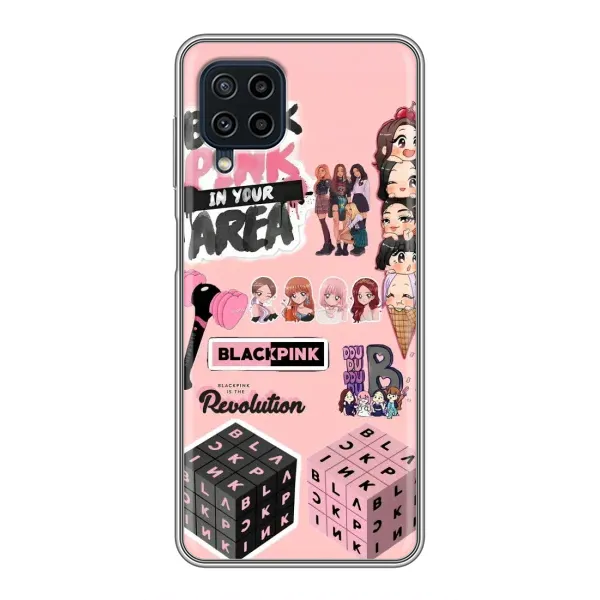 Чехол с рисунком «BLACK PINK коллаж» для Samsung Galaxy A22 Чехол с рисунком «BLACK PINK коллаж» для Samsung Galaxy A22