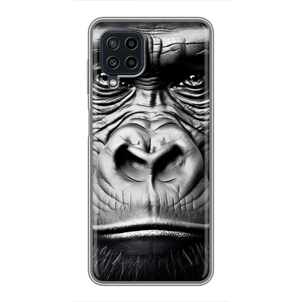 Чехол с рисунком «Черная обезьяна» для Samsung Galaxy A22 Чехол с рисунком «Черная обезьяна» для Samsung Galaxy A22