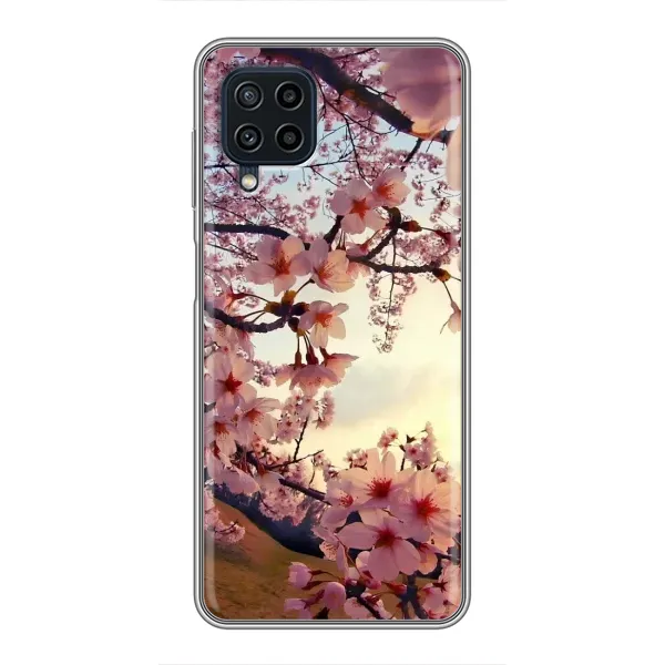 Чехол с рисунком «Цветущая сакура» для Samsung Galaxy A22 Чехол с рисунком «Цветущая сакура» для Samsung Galaxy A22