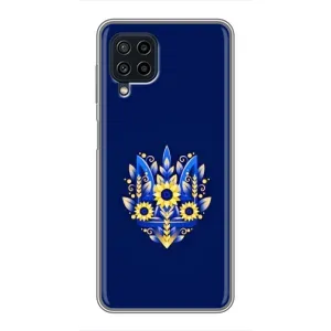 Чехол Укр Символика для Samsung Galaxy A22 (Цветущий Герб)