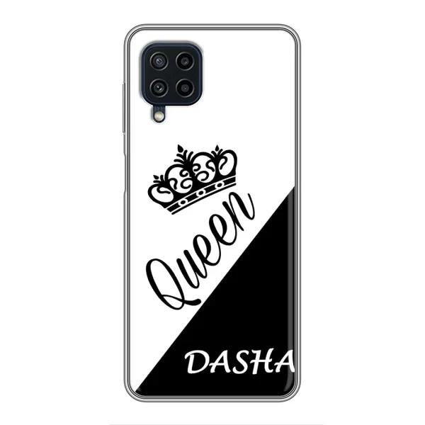 Чехол с рисунком «DASHA» для Samsung Galaxy A22