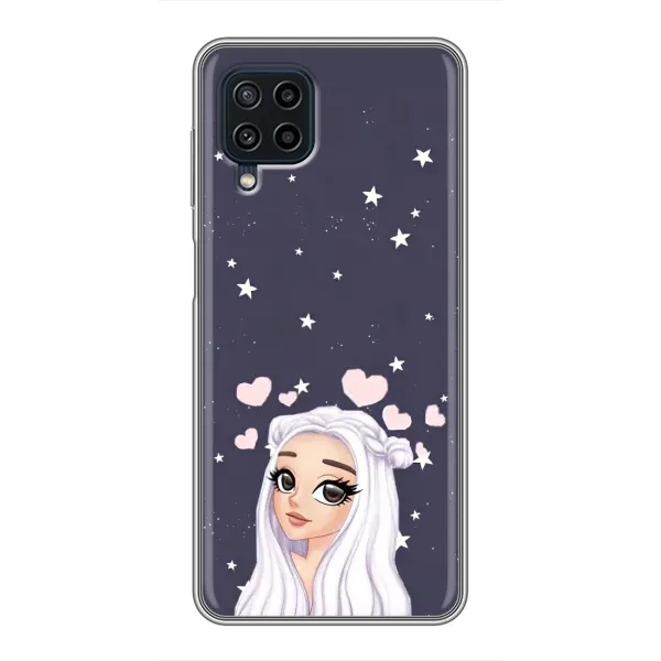 Чехол с рисунком «Девушка и сердечки» для Samsung Galaxy A22 Чехол с рисунком «Девушка и сердечки» для Samsung Galaxy A22