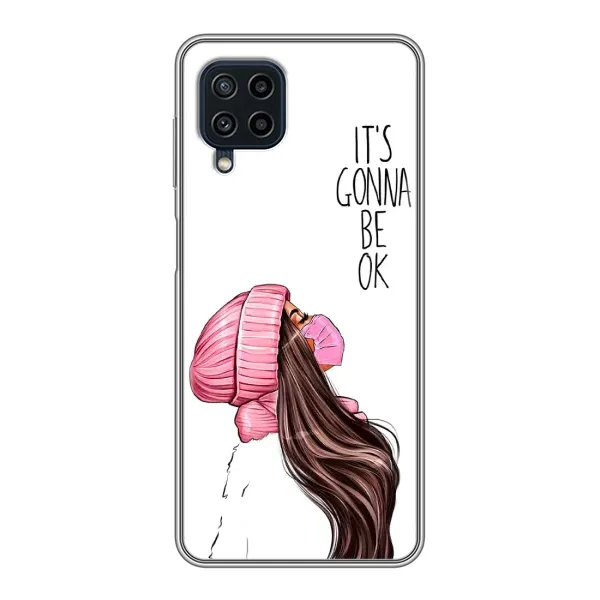 Чехол с рисунком «Девушка в маске» для Samsung Galaxy A22 Чехол с рисунком «Девушка в маске» для Samsung Galaxy A22