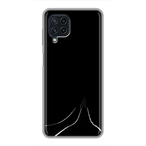 Чохол з картинками на чорному фоні для Samsung Galaxy A22 (Дорога)