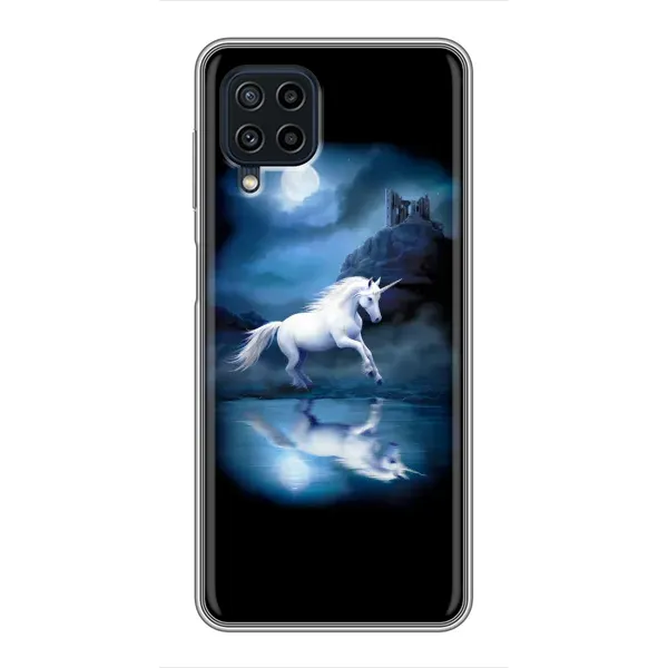 Чехол с рисунком «Единорог» для Samsung Galaxy A22 Чехол с рисунком «Единорог» для Samsung Galaxy A22