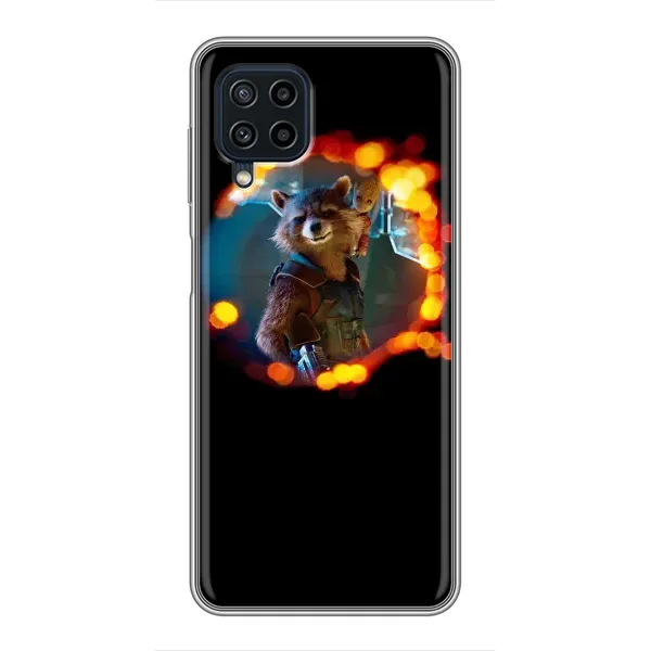 Чехол с рисунком «Енот Ракета» для Samsung Galaxy A22 Чехол с рисунком «Енот Ракета» для Samsung Galaxy A22
