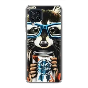 Силіконовий Чохол з Энотами на Samsung Galaxy A22 (Єнот в окулярах)