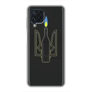 Чехол с картинкой (Патриотический ГЕРБ) на Samsung Galaxy A22 (Герб - Молотова)