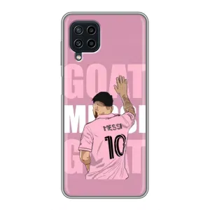 Чехлы Лео Месси в Майами на Samsung Galaxy A22 (GOAT MESSI)