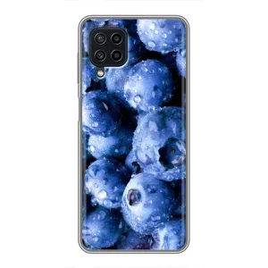 Чехол с изображением вкусной еды для Samsung Galaxy A22 (Голубика)