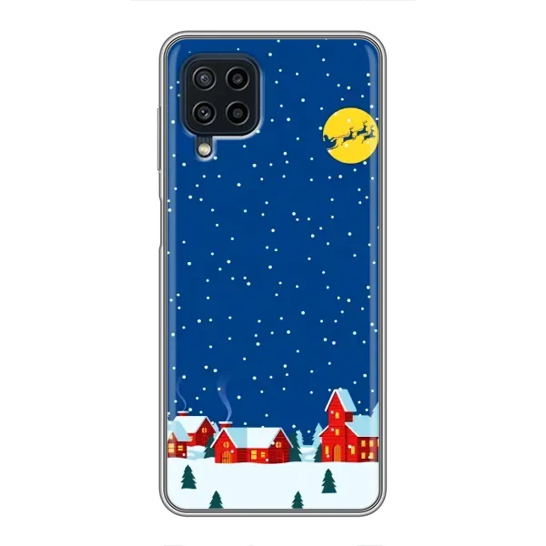 Чехол с рисунком «Город в снегу» для Samsung Galaxy A22 Чехол с рисунком «Город в снегу» для Samsung Galaxy A22