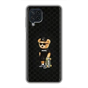 Чехлы Мишка Тедди для Самсунг Галакси А22 (GUCCI Teddy)