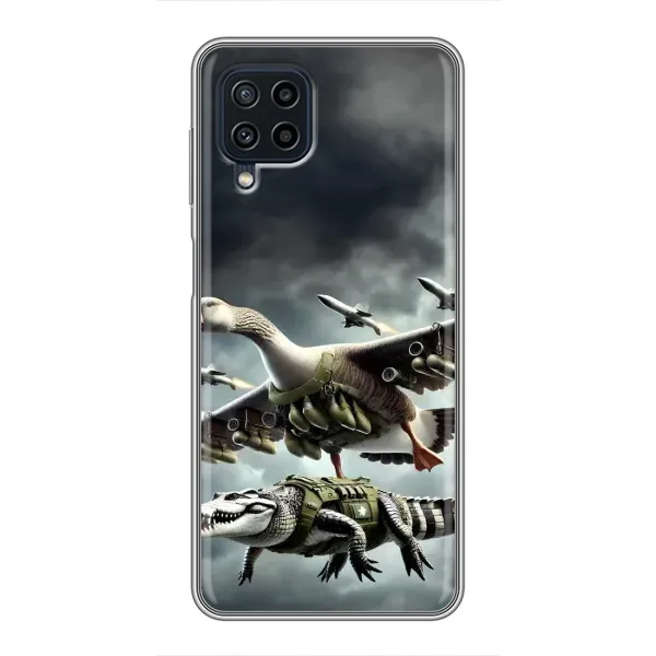 Чехол с рисунком «Гусини и крокодило» для Samsung Galaxy A22 Чехол с рисунком «Гусини и крокодило» для Samsung Galaxy A22
