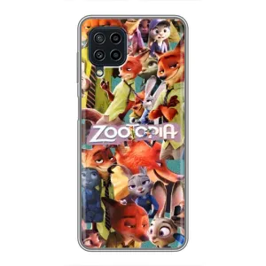 Силиконовый чехол с принтом Зоотрополіс для Samsung Galaxy A22 (Коллаж героев)