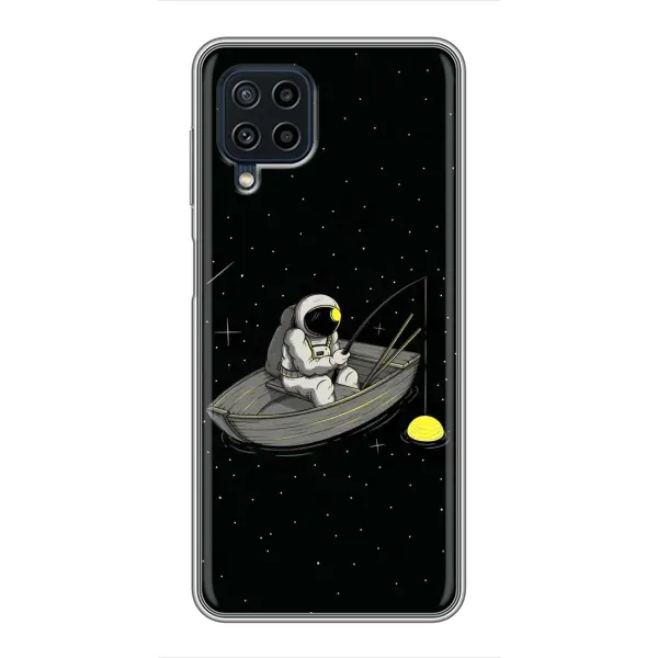 Чехол с рисунком «Космонавт на рыбалке» для Samsung Galaxy A22 Чехол с рисунком «Космонавт на рыбалке» для Samsung Galaxy A22