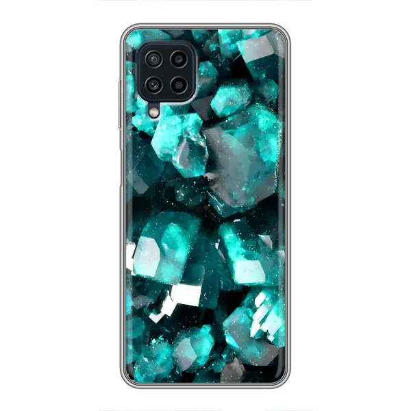Чехол с рисунком «Кристалы» для Samsung Galaxy A22 Чехол с рисунком «Кристалы» для Samsung Galaxy A22