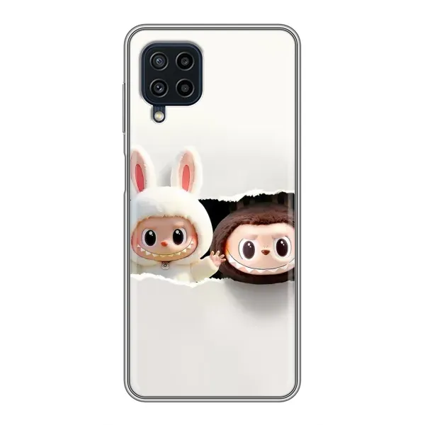 Чехол с рисунком «Фигурки Labubu» для Samsung Galaxy A22 Чехол с рисунком «Фигурки Labubu» для Samsung Galaxy A22