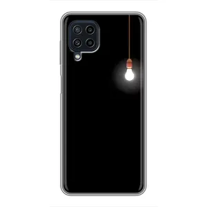 Чохол з картинками на чорному фоні для Samsung Galaxy A22 (Лампочка)