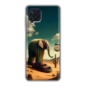 Чехол с мемами тралалело тралала для Samsung Galaxy A22 (Лирили ларила)