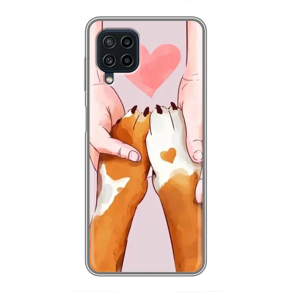 Чехол с рисунком «Любовь к собакам» для Samsung Galaxy A22 Чехол с рисунком «Любовь к собакам» для Samsung Galaxy A22