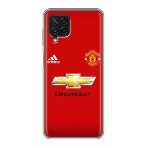 Силиконовые Чехлы принт Футбол на Samsung Galaxy A22 (Man United)
