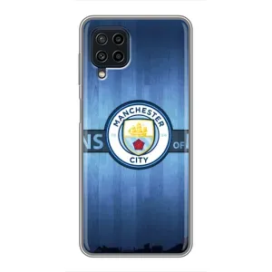 Силиконовые Чехлы принт Футбол на Samsung Galaxy A22 (ManCity)
