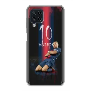 Чехол (TPU) с Футболистом на Samsung Galaxy A22 (MBAPPE 10)