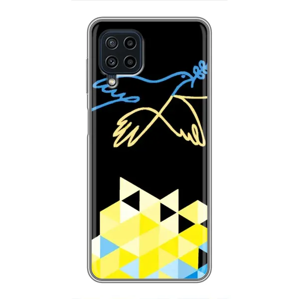 Чехол с рисунком «Мир для Украины» для Samsung Galaxy A22 Чехол с рисунком «Мир для Украины» для Samsung Galaxy A22