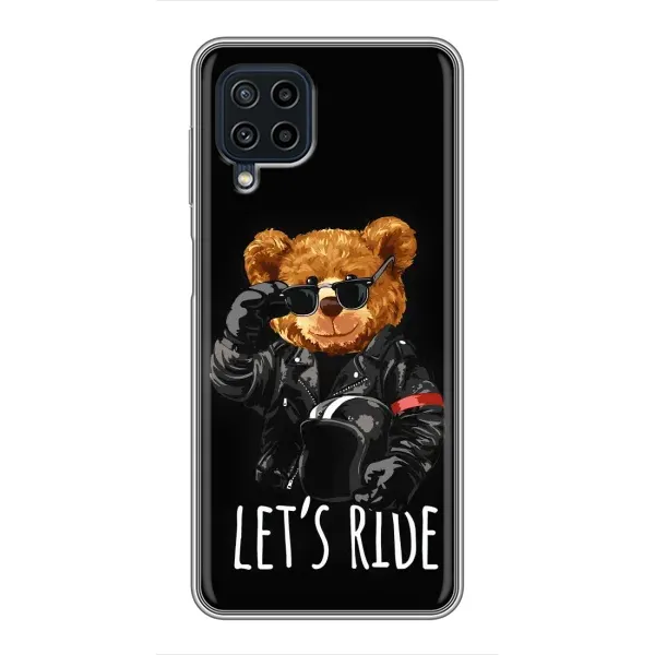 Чехол с рисунком «Модный Мишка» для Samsung Galaxy A22 Чехол с рисунком «Модный Мишка» для Samsung Galaxy A22