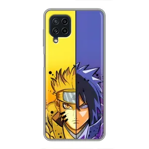 Купить Чохли на телефон з принтом Anime для Samsung Galaxy A22 (Naruto Vs Sasuke)