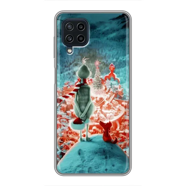 Чехол с рисунком «Новогодний Гринч» для Samsung Galaxy A22 Чехол с рисунком «Новогодний Гринч» для Samsung Galaxy A22
