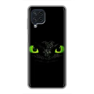 Чехол дракон Беззубик для Samsung Galaxy A22 (Глаза Беззубика)