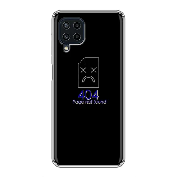 Чехол с рисунком «Ошибка 404» для Samsung Galaxy A22 Чехол с рисунком «Ошибка 404» для Samsung Galaxy A22