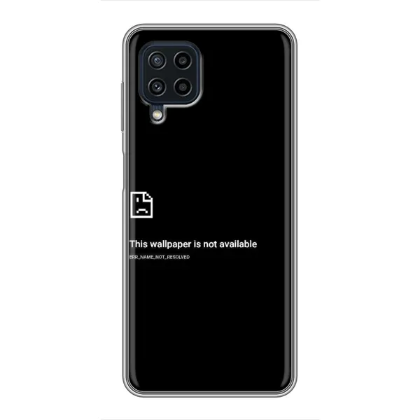 Чехол с рисунком «Ошибка» для Samsung Galaxy A22 Чехол с рисунком «Ошибка» для Samsung Galaxy A22