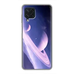 Чехлы КОСМОС для Samsung Galaxy A22 (Планета в космосе)
