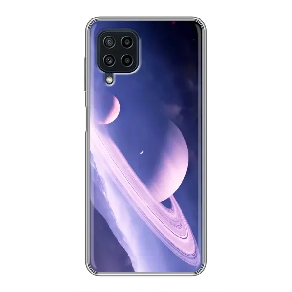 Чехол с рисунком «Планета в космосе» для Samsung Galaxy A22 Чехол с рисунком «Планета в космосе» для Samsung Galaxy A22