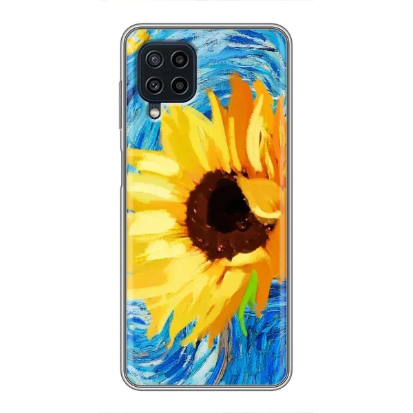 Чехол с рисунком «Подсолнух цветок» для Samsung Galaxy A22 Чехол с рисунком «Подсолнух цветок» для Samsung Galaxy A22