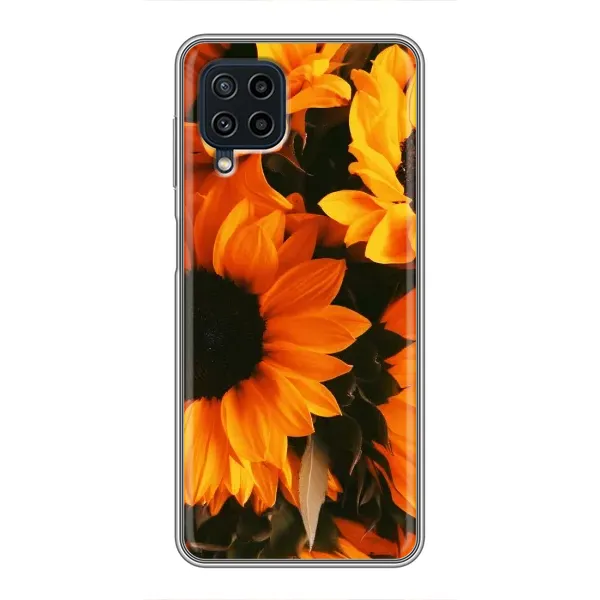 Чехол с рисунком «подсолнухи» для Samsung Galaxy A22 Чехол с рисунком «подсолнухи» для Samsung Galaxy A22